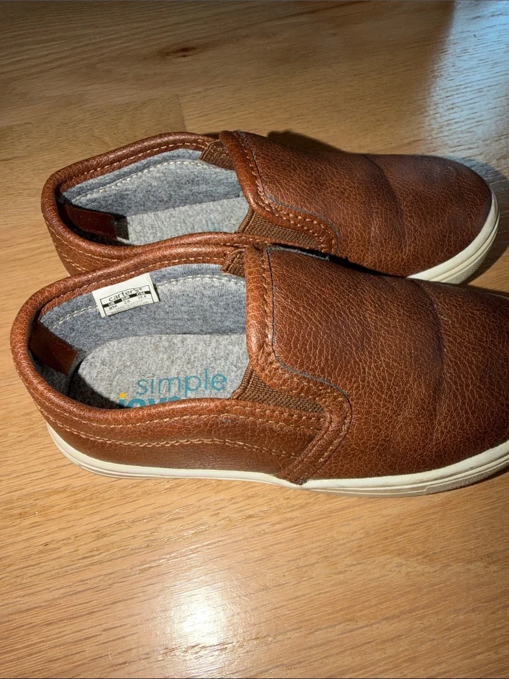 Carter's Toddler Slip-On Moccasins in Brown